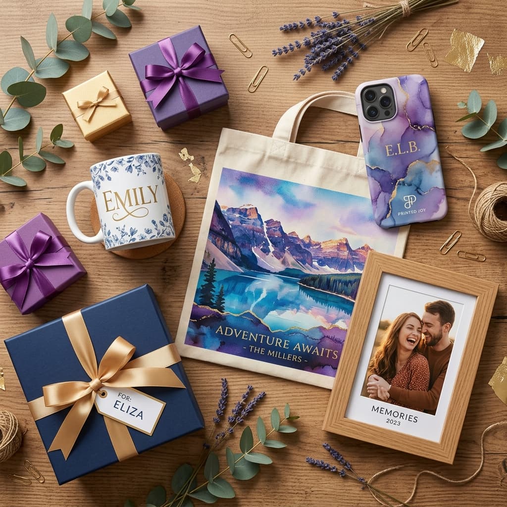 Curated custom gift box